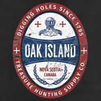 Oak Island Treasure Hunting Retro Templar Knight Treasure Gi Large Microfiber Waffle Golf Towel