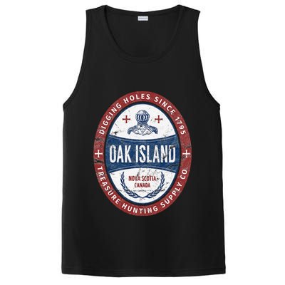 Oak Island Treasure Hunting Retro Templar Knight Treasure Gi PosiCharge Competitor Tank