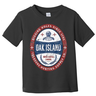 Oak Island Treasure Hunting Retro Templar Knight Treasure Gi Toddler T-Shirt