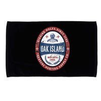 Oak Island Treasure Hunting Retro Templar Knight Treasure Gi Microfiber Hand Towel