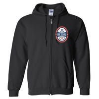 Oak Island Treasure Hunting Retro Templar Knight Treasure Gi Full Zip Hoodie
