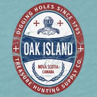 Oak Island Treasure Hunting Retro Templar Knight Treasure Gi Sueded Cloud Jersey T-Shirt
