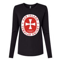 Oak Island Templar Knights Treasure Womens Cotton Relaxed Long Sleeve T-Shirt