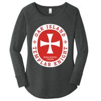 Oak Island Templar Knights Treasure Women's Perfect Tri Tunic Long Sleeve Shirt