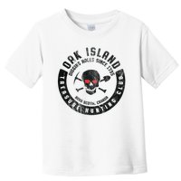 Oak Island Treasure Hunting Club Vintage Skull And Crossbone Toddler T-Shirt