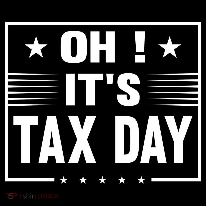 Oh ! It's Tax Day T Design 7-Panel Snapback Hat