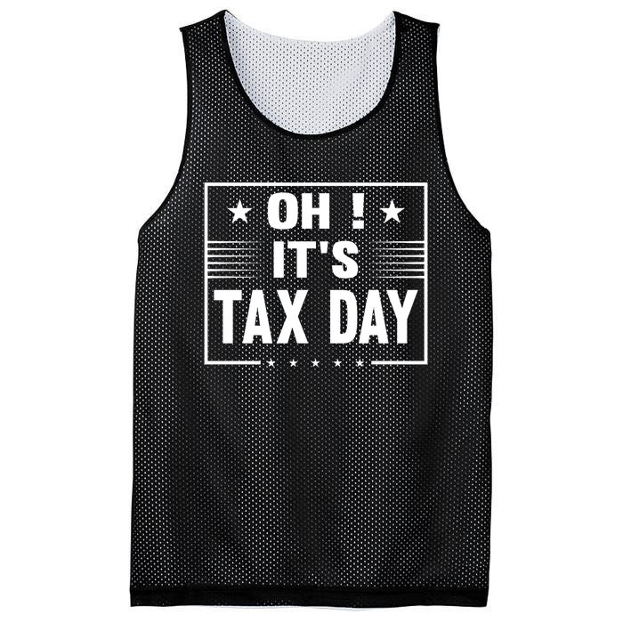 Oh ! It's Tax Day T Design Mesh Reversible Basketball Jersey Tank