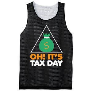 Oh! It's Tax Day T Design Mesh Reversible Basketball Jersey Tank