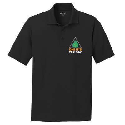 Oh! It's Tax Day T Design PosiCharge RacerMesh Polo