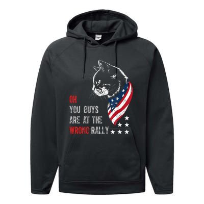 Oh I Think You Guys Are At The Wrong Rally. Performance Fleece Hoodie