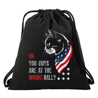 Oh I Think You Guys Are At The Wrong Rally. Drawstring Bag