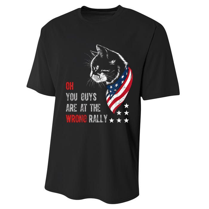 Oh I Think You Guys Are At The Wrong Rally. Performance Sprint T-Shirt