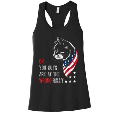 Oh I Think You Guys Are At The Wrong Rally. Women's Racerback Tank