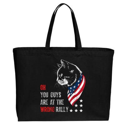 Oh I Think You Guys Are At The Wrong Rally. Cotton Canvas Jumbo Tote