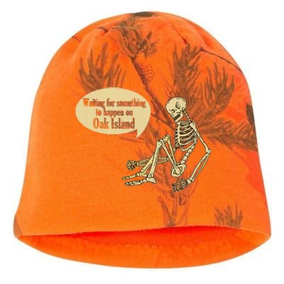 Oak Island Waiting For Something To Happen Skeleton Kati - Camo Knit Beanie