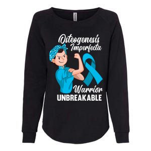 Osteogenesis Imperfecta Warrior Unbreakable Oi Warrior Gift Womens California Wash Sweatshirt