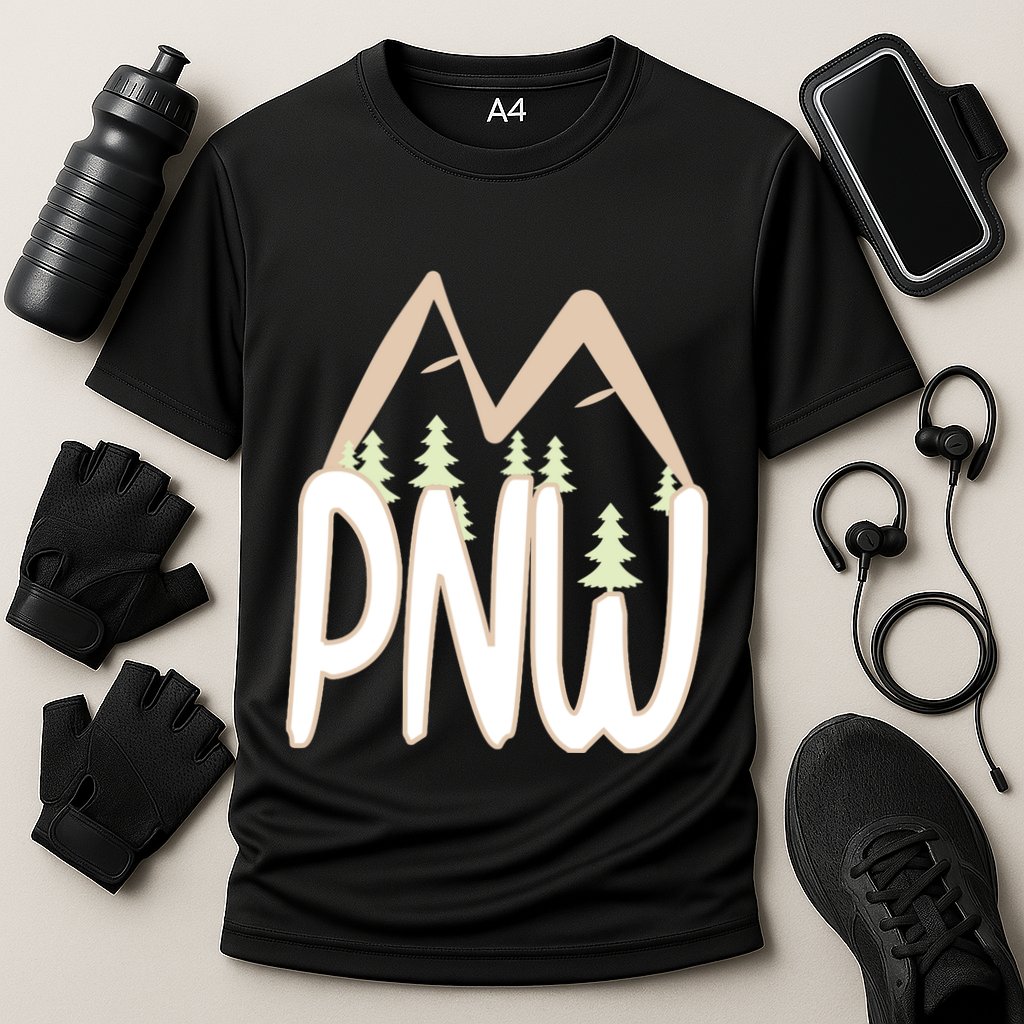 Oregon Idaho Washington Pacific Northwest Pnw Gift Cooling Performance Crew T-Shirt