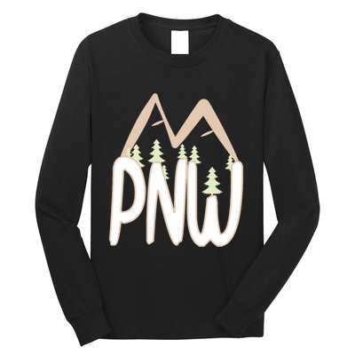 Oregon Idaho Washington Pacific Northwest Pnw Gift Long Sleeve Shirt