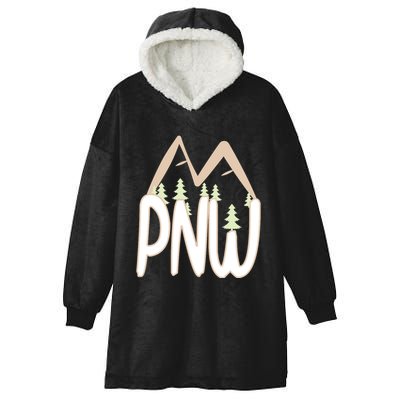 Oregon Idaho Washington Pacific Northwest Pnw Gift Hooded Wearable Blanket