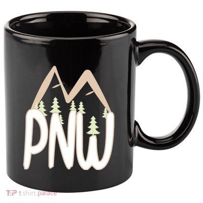Oregon Idaho Washington Pacific Northwest Pnw Gift 11oz C Handle Ceramic Mug