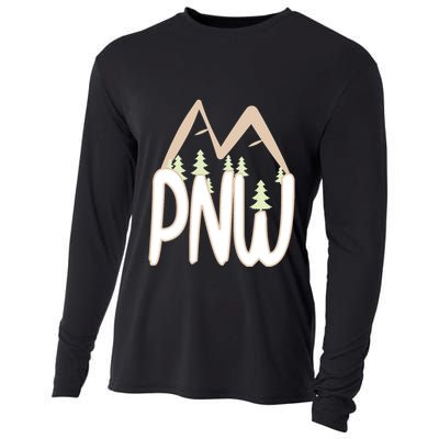 Oregon Idaho Washington Pacific Northwest Pnw Gift Cooling Performance Long Sleeve Crew