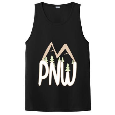 Oregon Idaho Washington Pacific Northwest Pnw Gift PosiCharge Competitor Tank