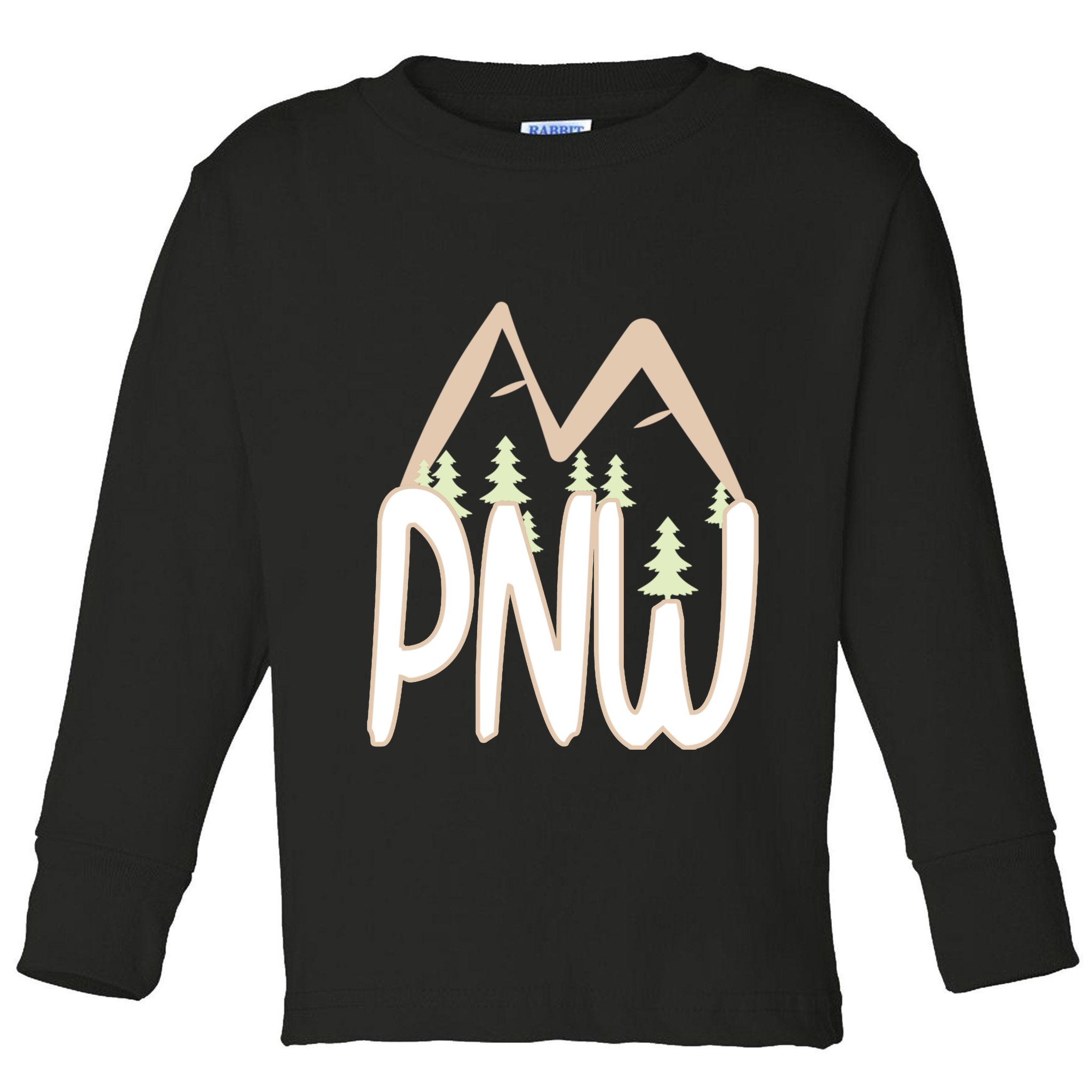 Oregon Idaho Washington Pacific Northwest Pnw Gift Toddler Long Sleeve Shirt