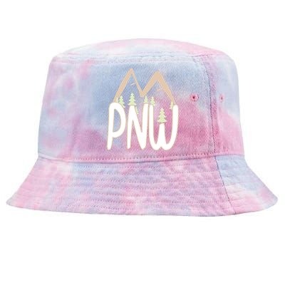 Oregon Idaho Washington Pacific Northwest Pnw Gift Tie-Dyed Bucket Hat