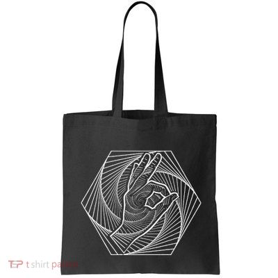 Optical Illusion You Looked Punch Shoulder Circle Game Bag