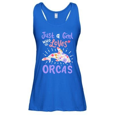 Orca Just A Who Loves Orcas Gift Ladies Essential Flowy Tank