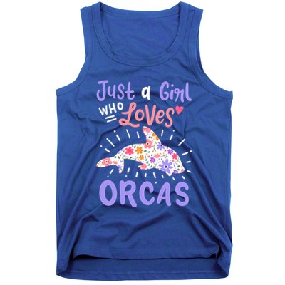 Orca Just A Who Loves Orcas Gift Tank Top
