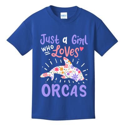 Orca Just A Who Loves Orcas Gift Kids T-Shirt