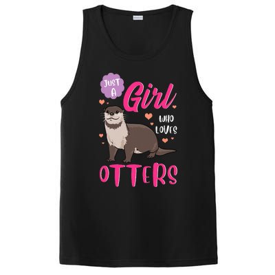 Otter Just A Girl Who Loves Otters Gifts PosiCharge Competitor Tank