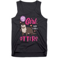 Otter Just A Girl Who Loves Otters Gifts Tank Top