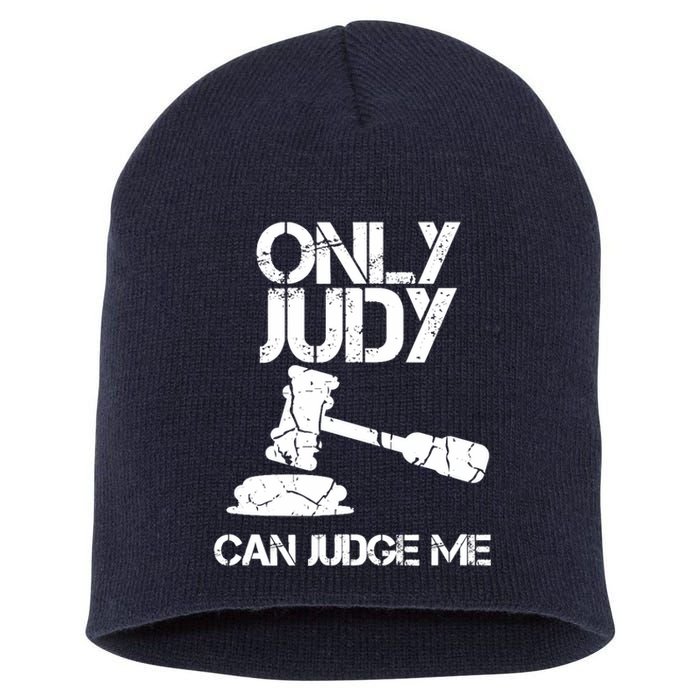 Only Judy Can Judge Me Sunset Lawyer Short Acrylic Beanie