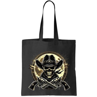 Outlaw Justice Cowboy Skull Guns For Western Lovers Bag