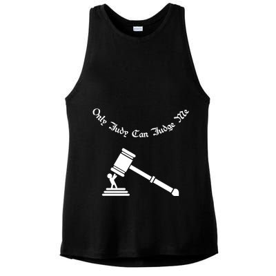 Only Judy Can Judge Me Ladies PosiCharge Tri-Blend Wicking Tank