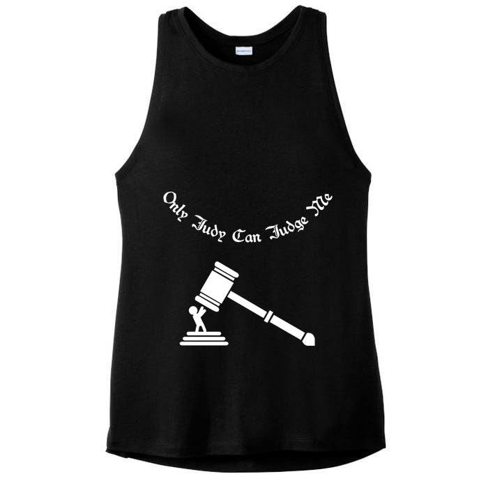 Only Judy Can Judge Me Ladies PosiCharge Tri-Blend Wicking Tank
