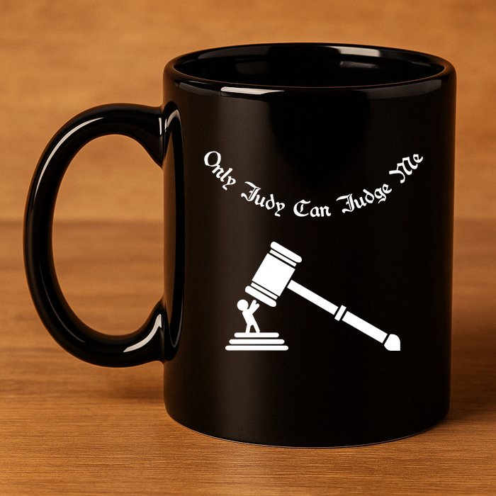 Only Judy Can Judge Me 11oz C Handle Ceramic Mug