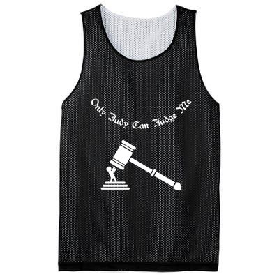 Only Judy Can Judge Me Mesh Reversible Basketball Jersey Tank