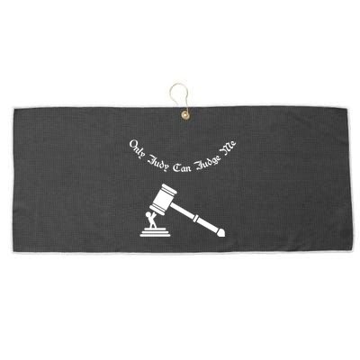 Only Judy Can Judge Me Large Microfiber Waffle Golf Towel