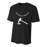 Only Judy Can Judge Me Youth Performance Sprint T-Shirt