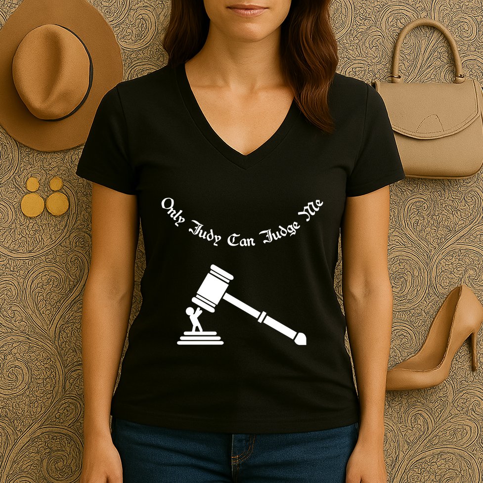 Only Judy Can Judge Me Women's V-Neck T-Shirt
