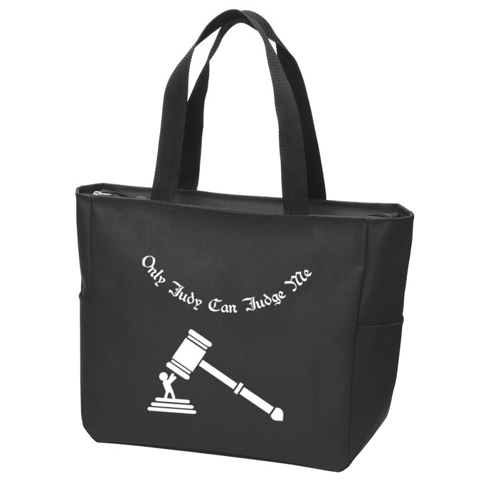 Only Judy Can Judge Me Zip Tote Bag