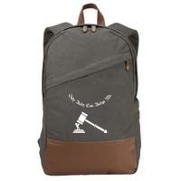 Only Judy Can Judge Me Cotton Canvas Backpack