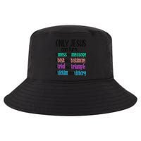 Only Jesus Can Turn A Mess To A Message Test Into Testimony Cool Comfort Performance Bucket Hat