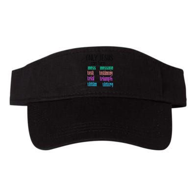 Only Jesus Can Turn A Mess To A Message Test Into Testimony Visor