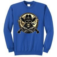 Outlaw Justice Cowboy Skull Guns For Western Lovers Sweatshirt