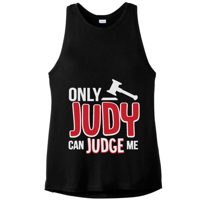 Only Judy Can Judge Me Ladies PosiCharge Tri-Blend Wicking Tank