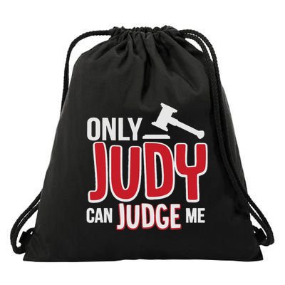 Only Judy Can Judge Me Drawstring Bag